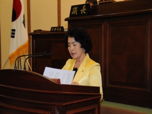제127회거제시의회제1차 정례회 제1차본회의5분발언(김정자의원