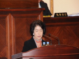 제125회임시회제1차본회의(5분발언-김정자의원) 