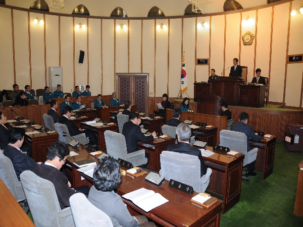 제150회 거제시의회 임시회 개회