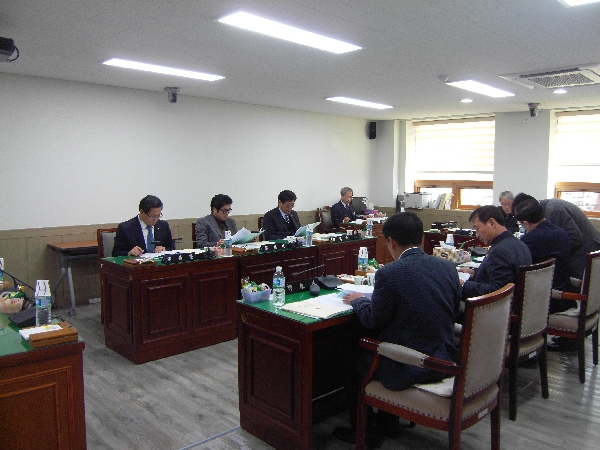 제165회 임시회 산업건설위원회 회의