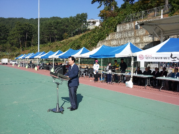 거제시의회, 거제시장기 노인게이트볼 대회 참석