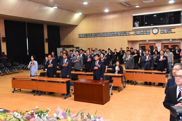 제7회 전국 동시지방선거 당선증 교부식