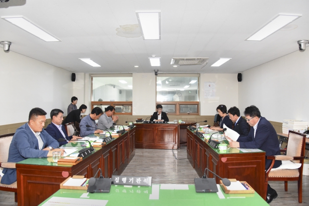 제200회 거제시의회 임시회 산업건설위원회 활동