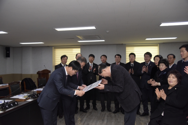 의원 간담회 및 희망천사 기부 행사