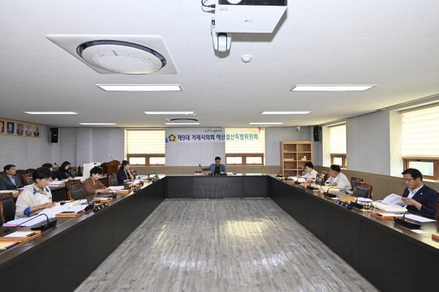 제241회 거제시의회 예산결산위원회